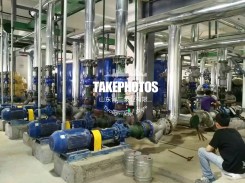 清水(shui)離心泵使(shi)用現場