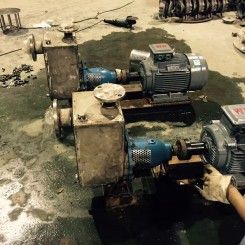 化工泵(beng)使用現(xian)場